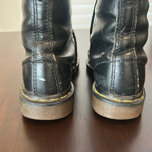 Dr. Martens Vintage 1460 Made In England Boots Black Leather Size 6 - Picture 7 of 16